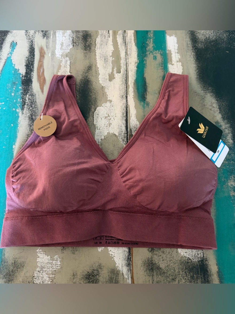 Wacoal Seamless Wireless Bra in Rose Brown